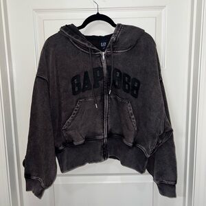 GAP VintageSoft Full-Zip Wedge Hoodie